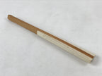 Japanese Folding Fan Sensu Vtg Bamboo Frame Monochrome Bamboo Foliage 4D693