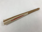 Japanese Folding Fan Sensu Vtg Bamboo Frame Rising Sun National Flag Red 4D738