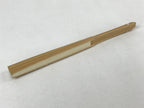 Japanese Folding Fan Sensu Vtg Bamboo Frame Simple Blank White 4D761