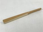 Japanese Folding Fan Sensu Vtg Bamboo Frame Simple Blank White 4D761