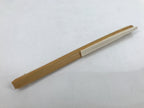 Japanese Folding Fan Sensu Vtg Bamboo Frame Simple Blank White 4D793
