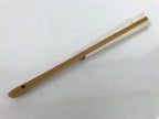 Japanese Folding Fan Sensu Vtg Bamboo Frame Simple Blank White 4D794
