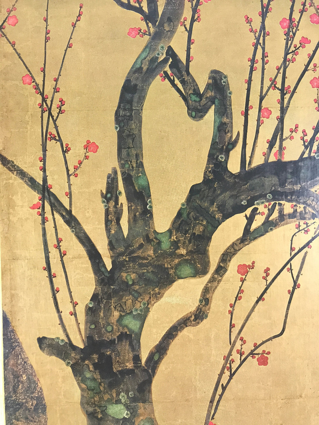 Japanese Folding Screen Art Reproduction Plum Blossoms Ogata Korin Byobu FL256