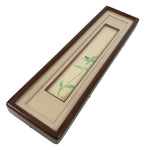 Japanese Framed Artwork Tanzaku Shikishi Board Tsuyukusa Dayflower Color FR35