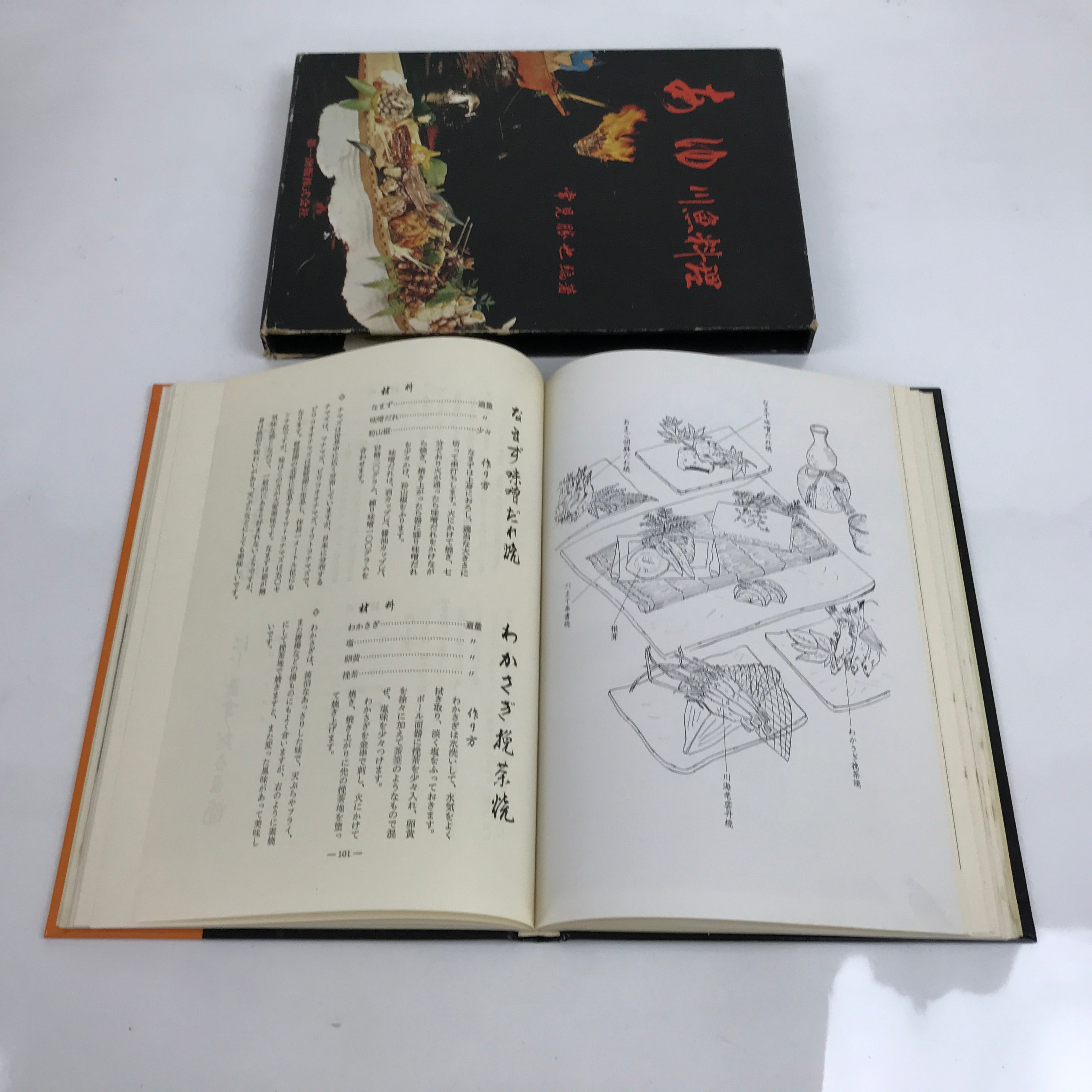 Japanese Freshwater Fish Recipes C1970 Ayu Koi Namazu Unagi Masu Food HN6