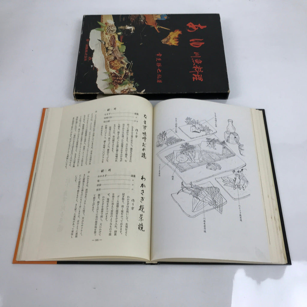 Japanese Freshwater Fish Recipes C1970 Ayu Koi Namazu Unagi Masu Food HN6