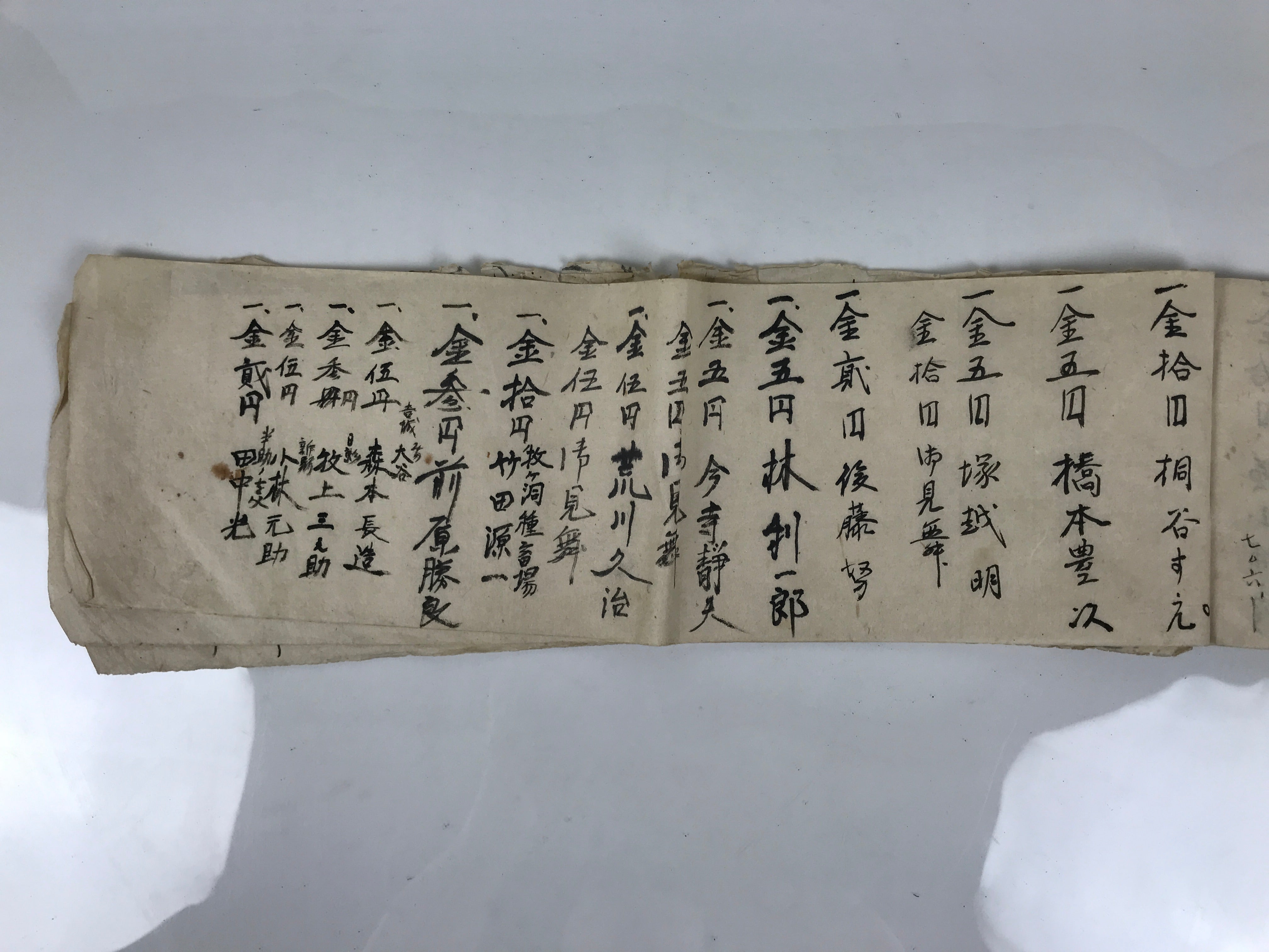 Japanese Funeral Record Guest Book Vtg Koden Shoshiki C1940 Washi Paper P426