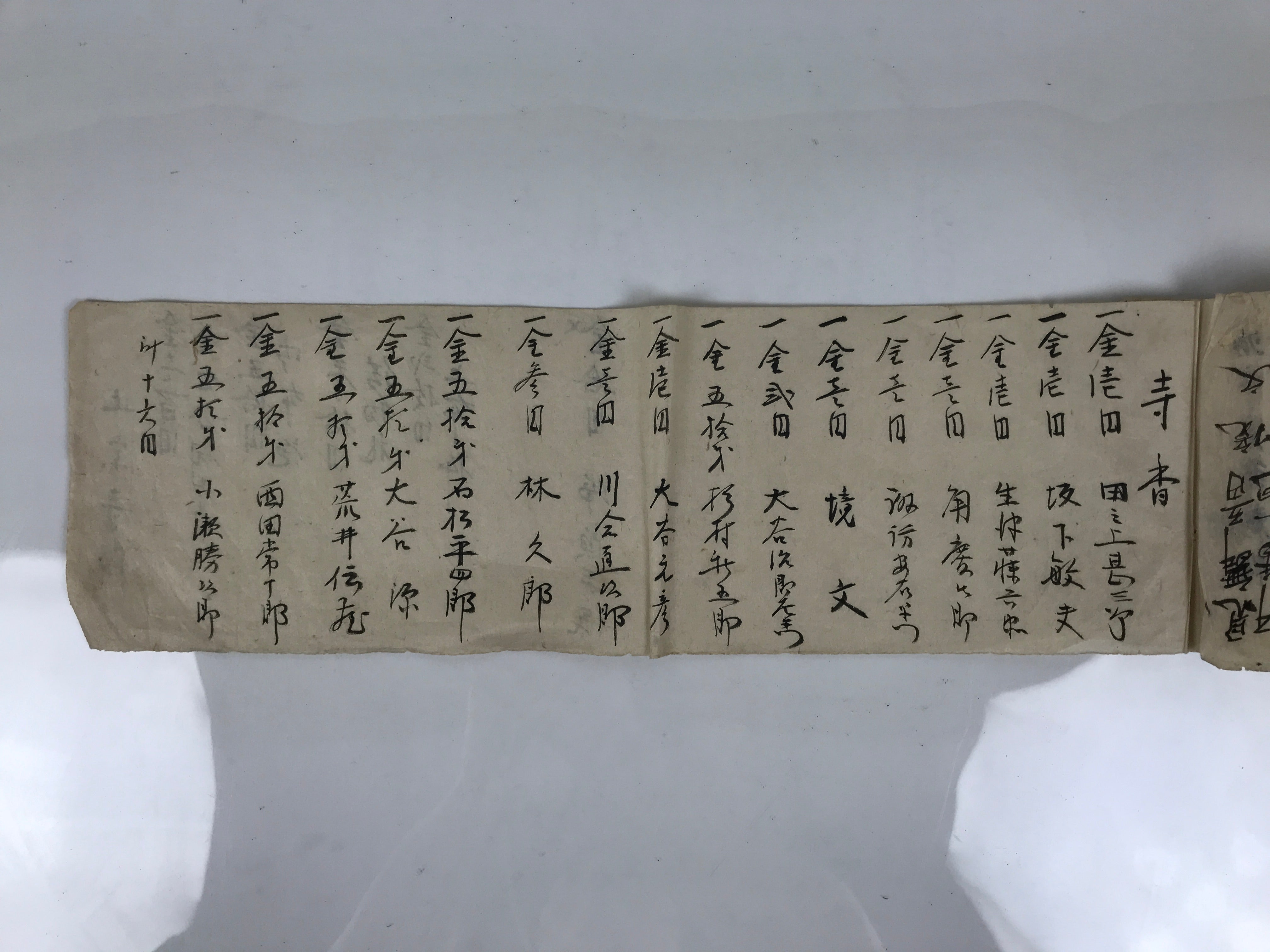 Japanese Funeral Record Guest Book Vtg Koden Shoshiki C1940 Washi Paper P426