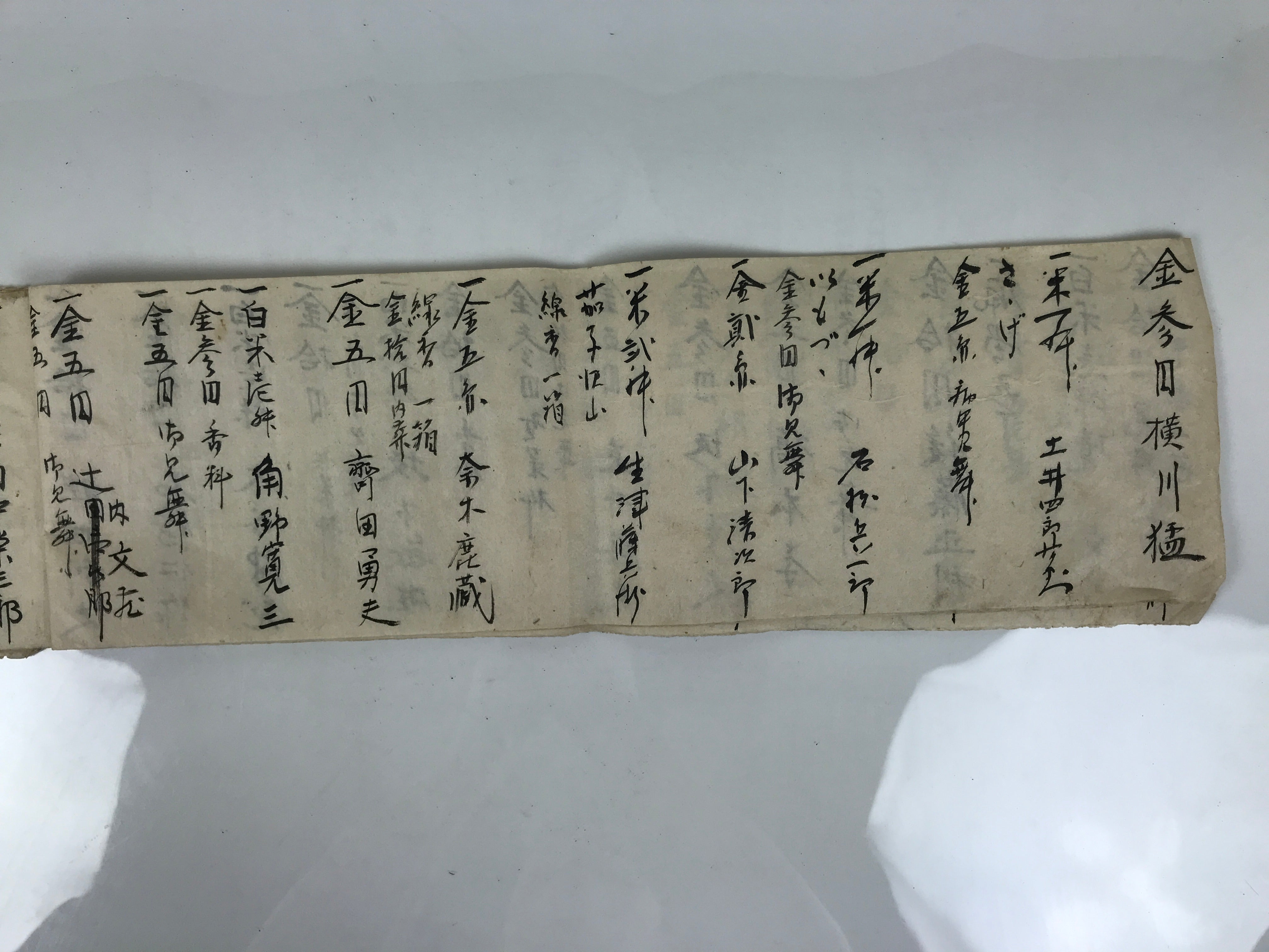 Japanese Funeral Record Guest Book Vtg Koden Shoshiki C1940 Washi Paper P426