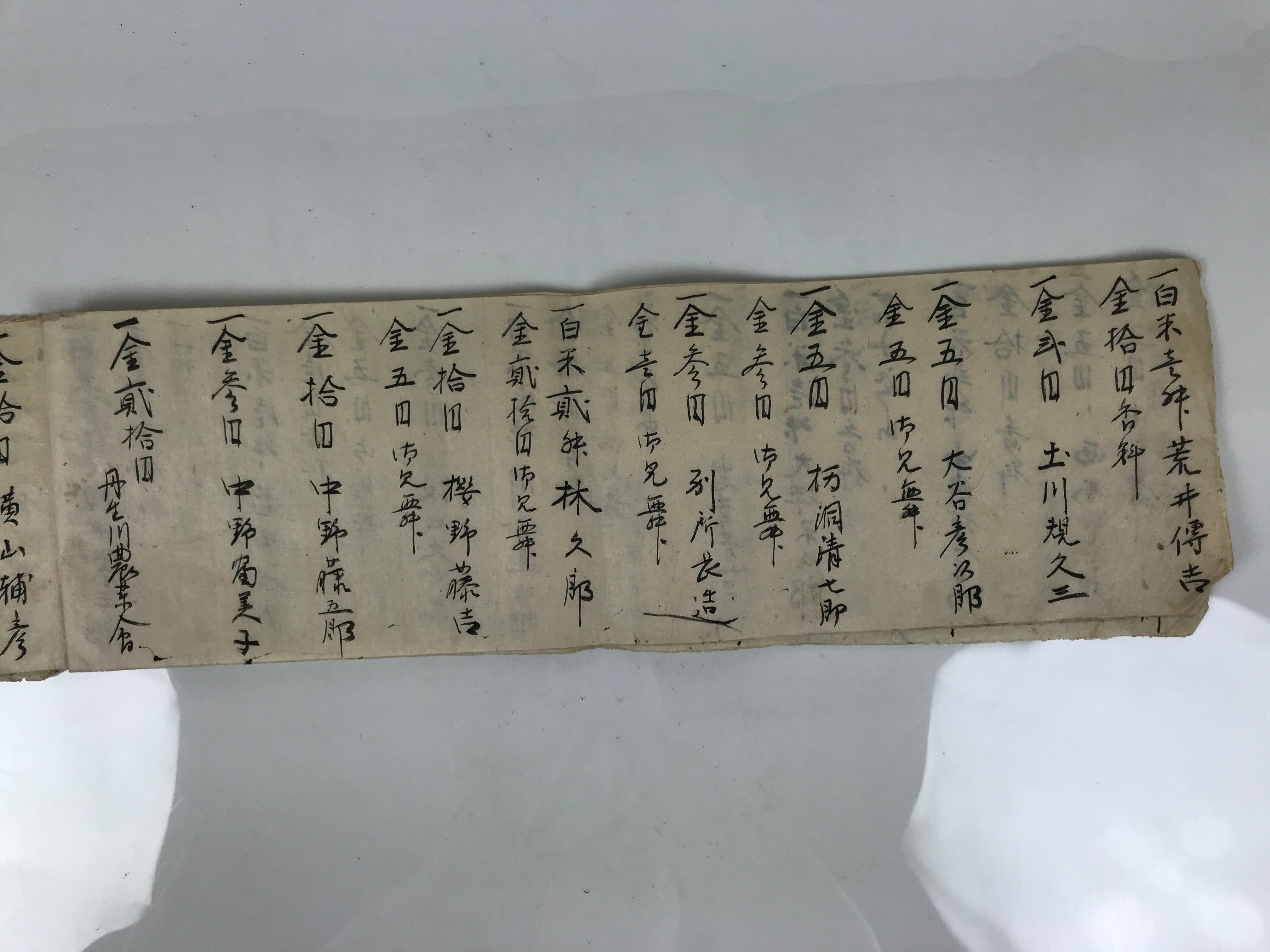 Japanese Funeral Record Guest Book Vtg Koden Shoshiki C1940 Washi Paper P426