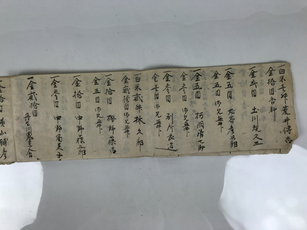 Japanese Funeral Record Guest Book Vtg Koden Shoshiki C1940 Washi Paper P426