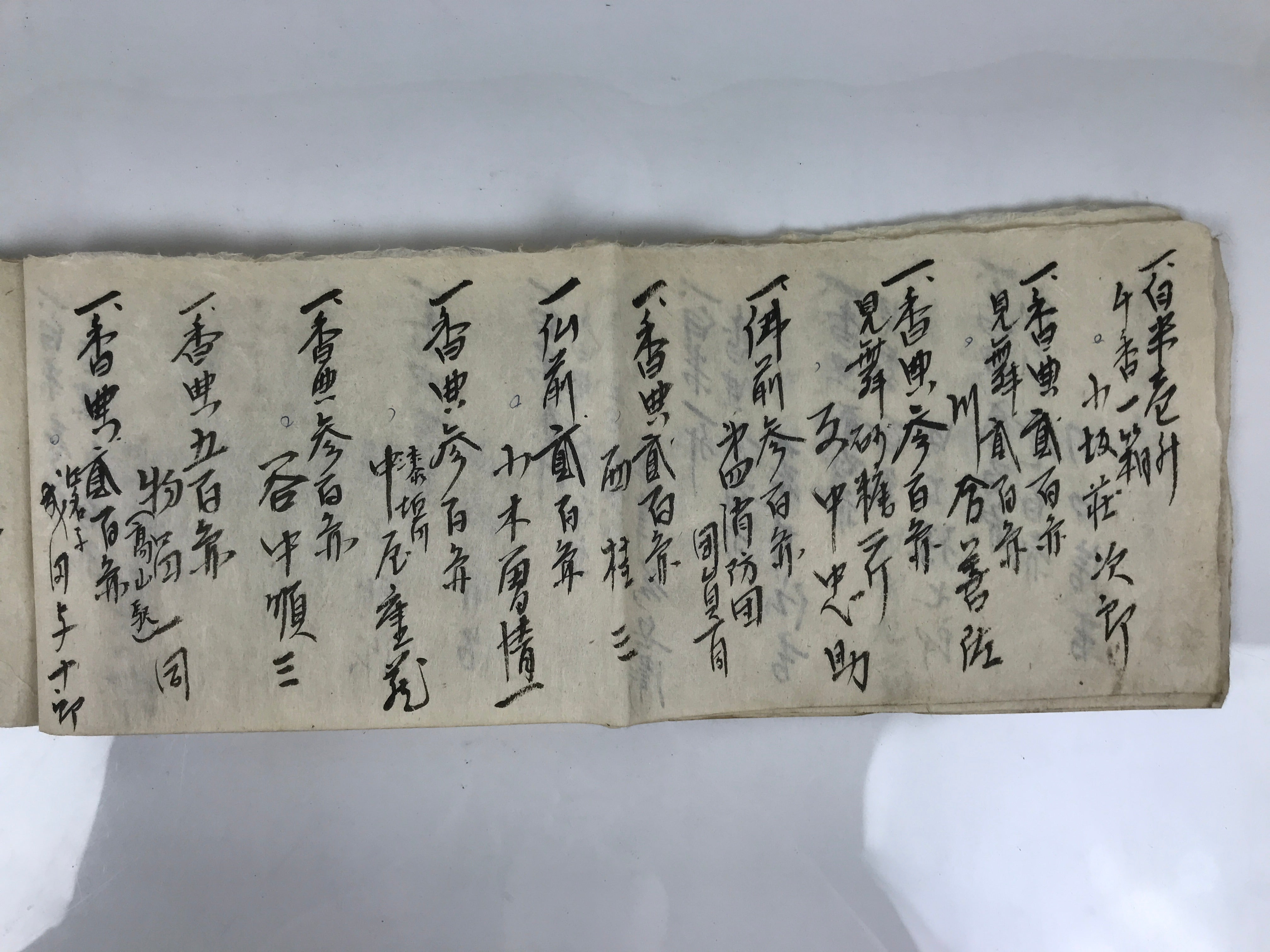 Japanese Funeral Record Guest Book Vtg Soshiki Shojiki C1960 Washi Paper P425
