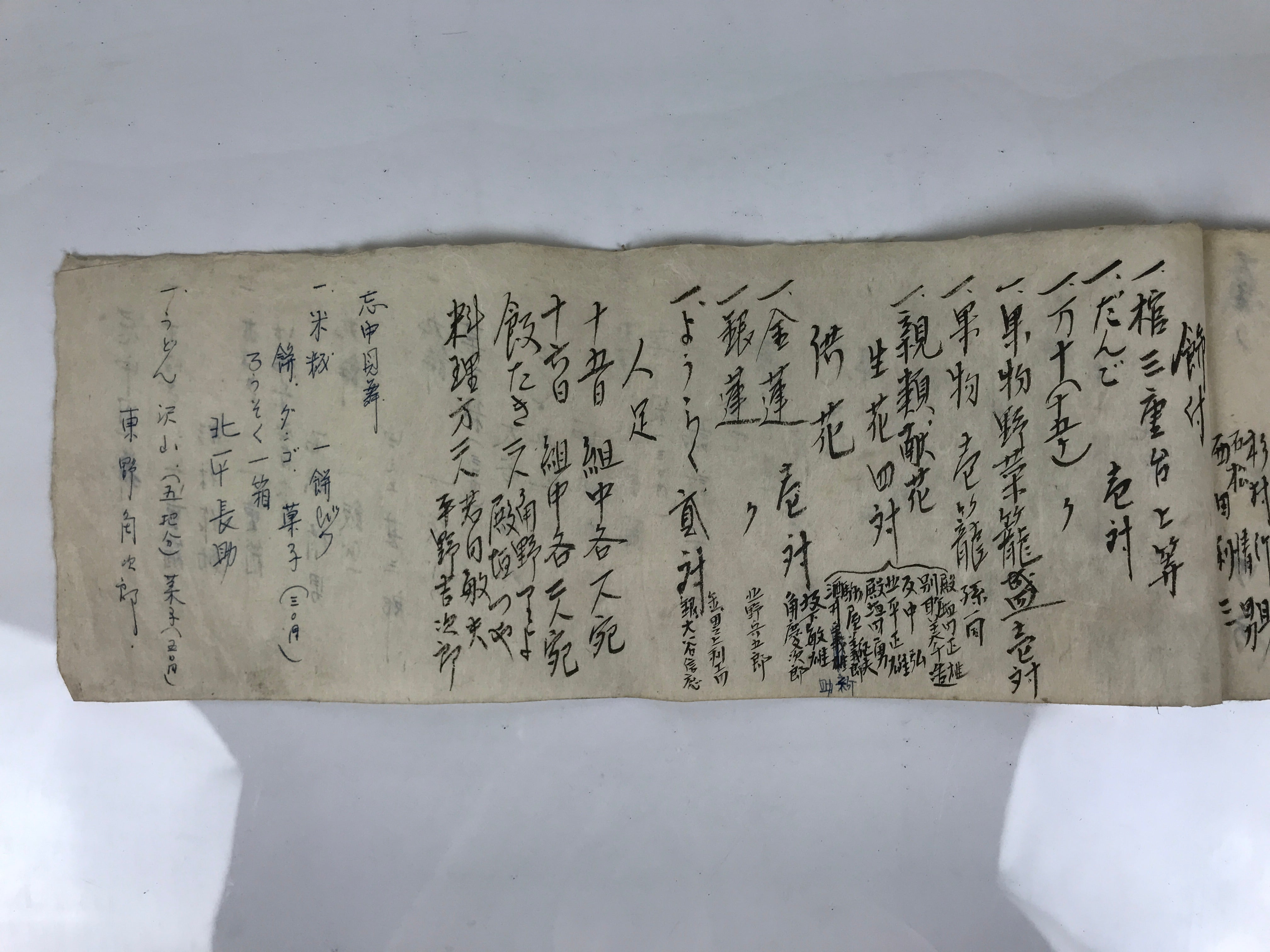 Japanese Funeral Record Guest Book Vtg Soshiki Shojiki C1960 Washi Paper P425