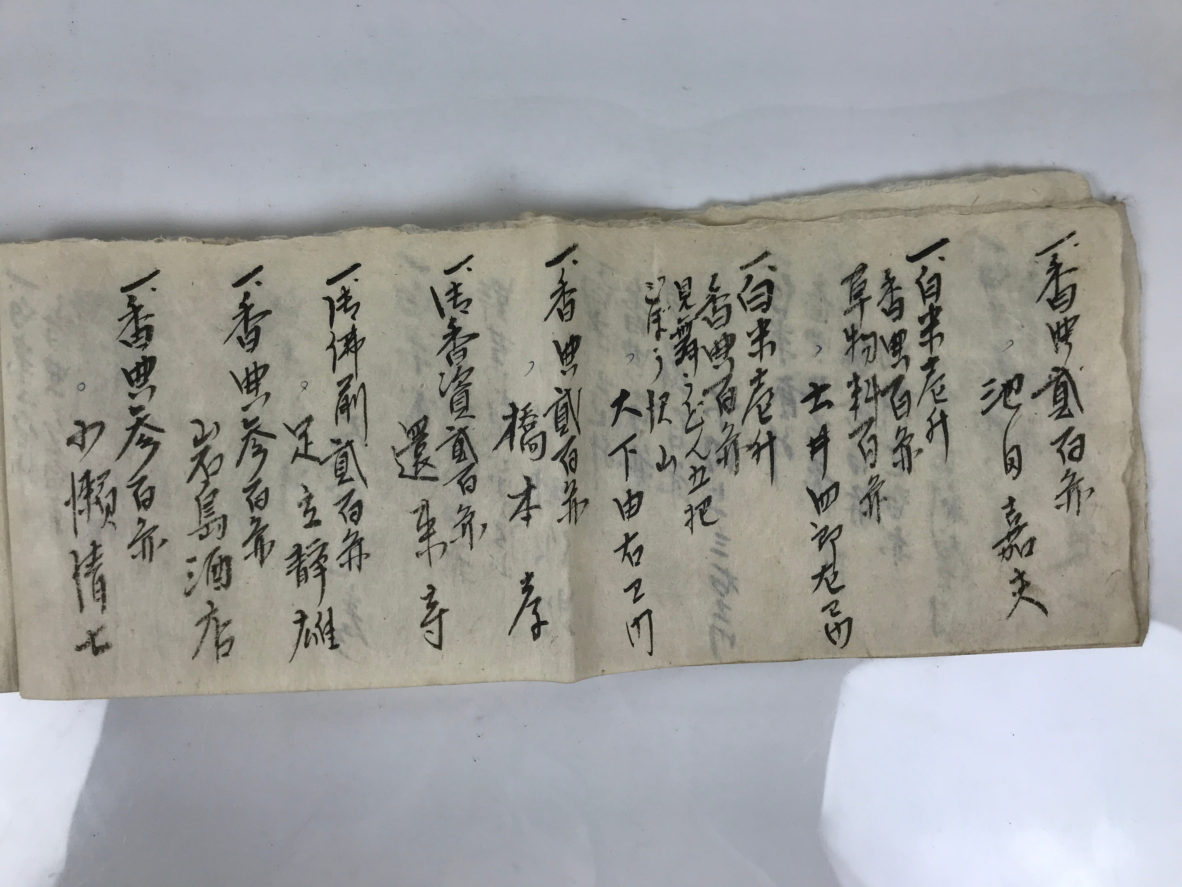 Japanese Funeral Record Guest Book Vtg Soshiki Shojiki C1960 Washi Paper P425