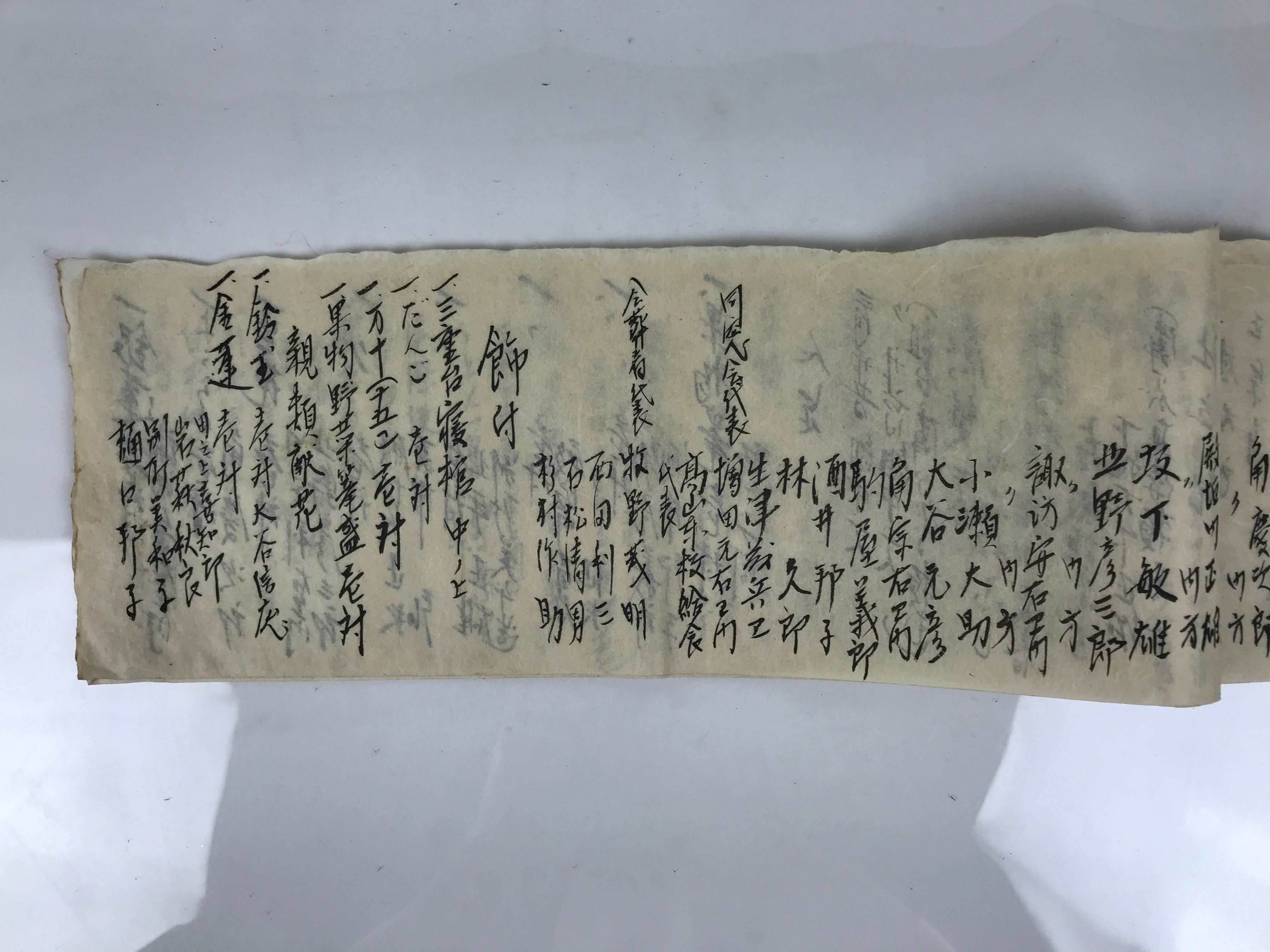 Japanese Funeral Record Guest Book Vtg Soshiki Shojiki C1960 Washi Paper P427