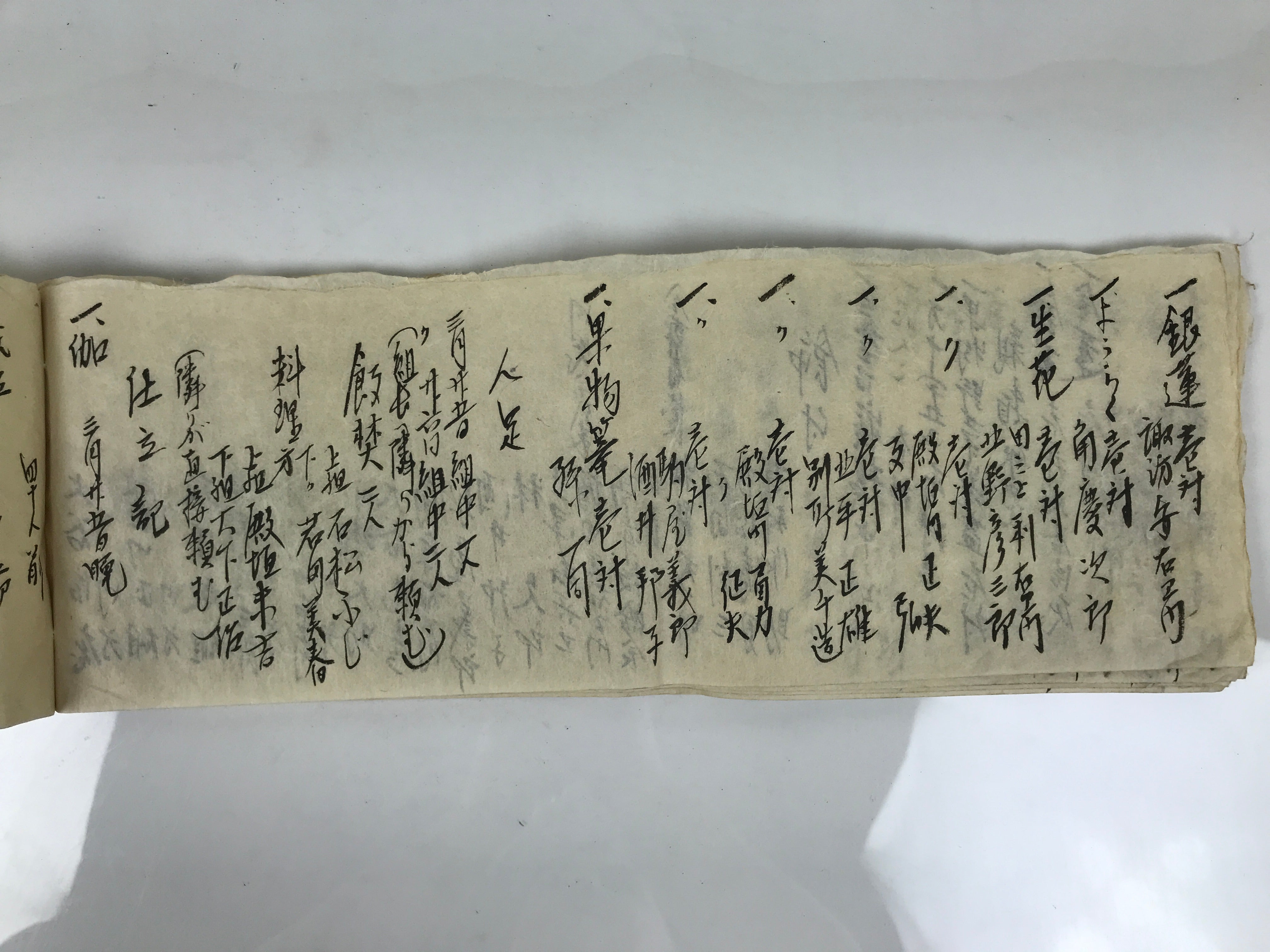 Japanese Funeral Record Guest Book Vtg Soshiki Shojiki C1960 Washi Paper P427