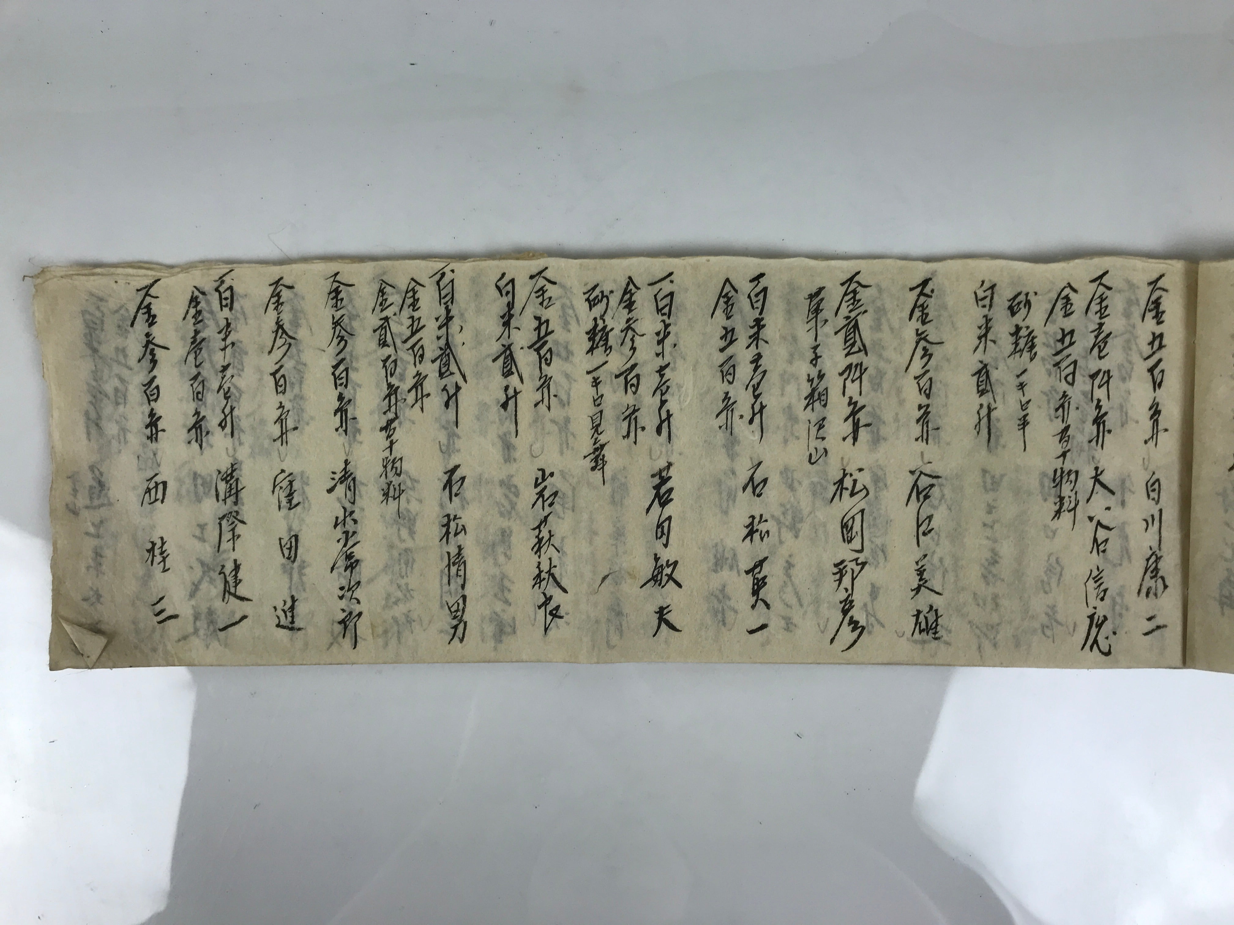 Japanese Funeral Record Guest Book Vtg Soshiki Shojiki C1960 Washi Paper P427