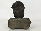 Japanese Galena Quartz Crystal Viewing Stone Zen Buddhist Suiseki Statue JK851