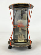 Japanese Geisha Kimono Woman Doll Glass Case Display Vtg Ningyo Figurine BD956