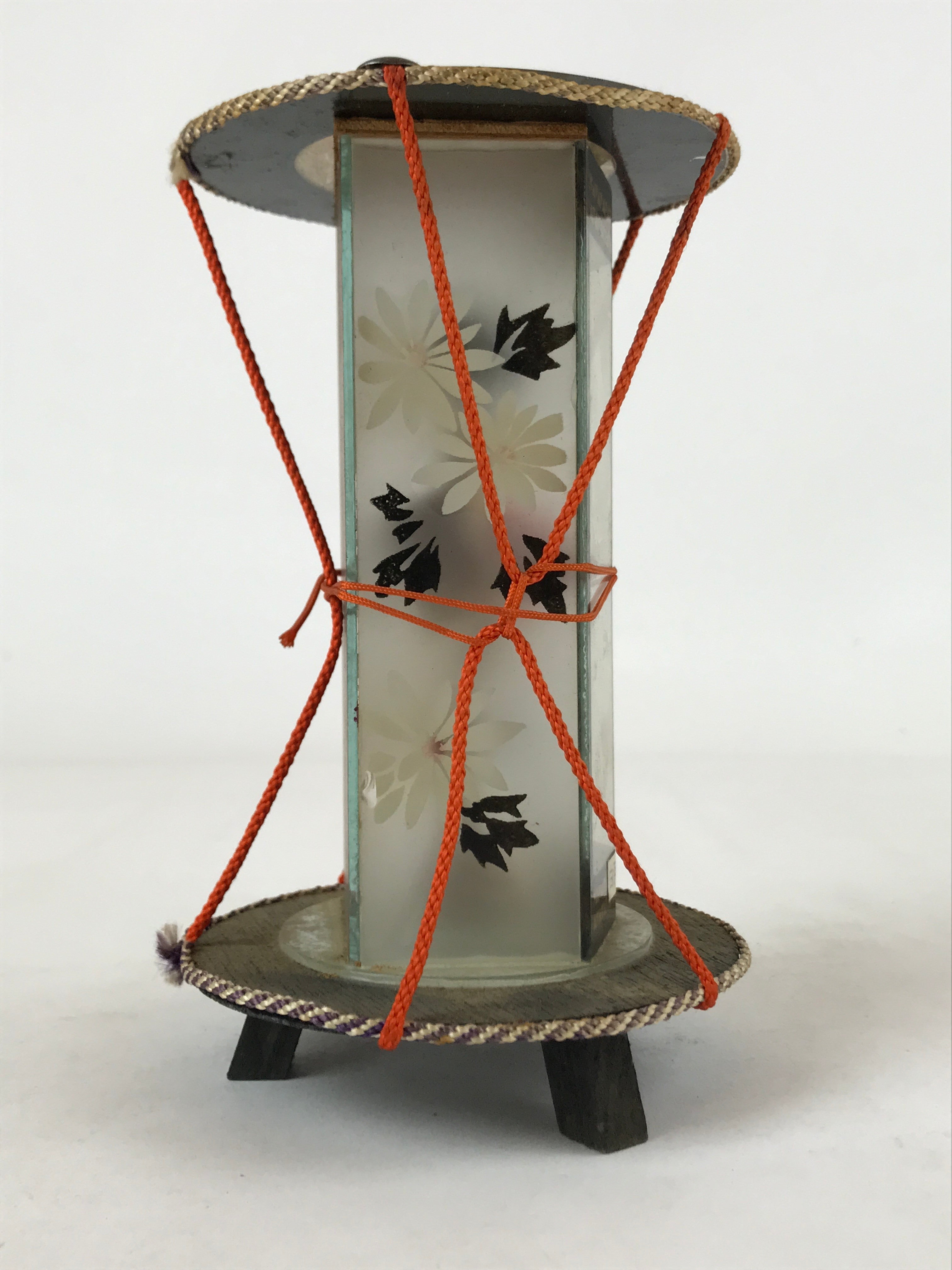 Japanese Geisha Kimono Woman Doll Glass Case Display Vtg Ningyo Figurine BD956