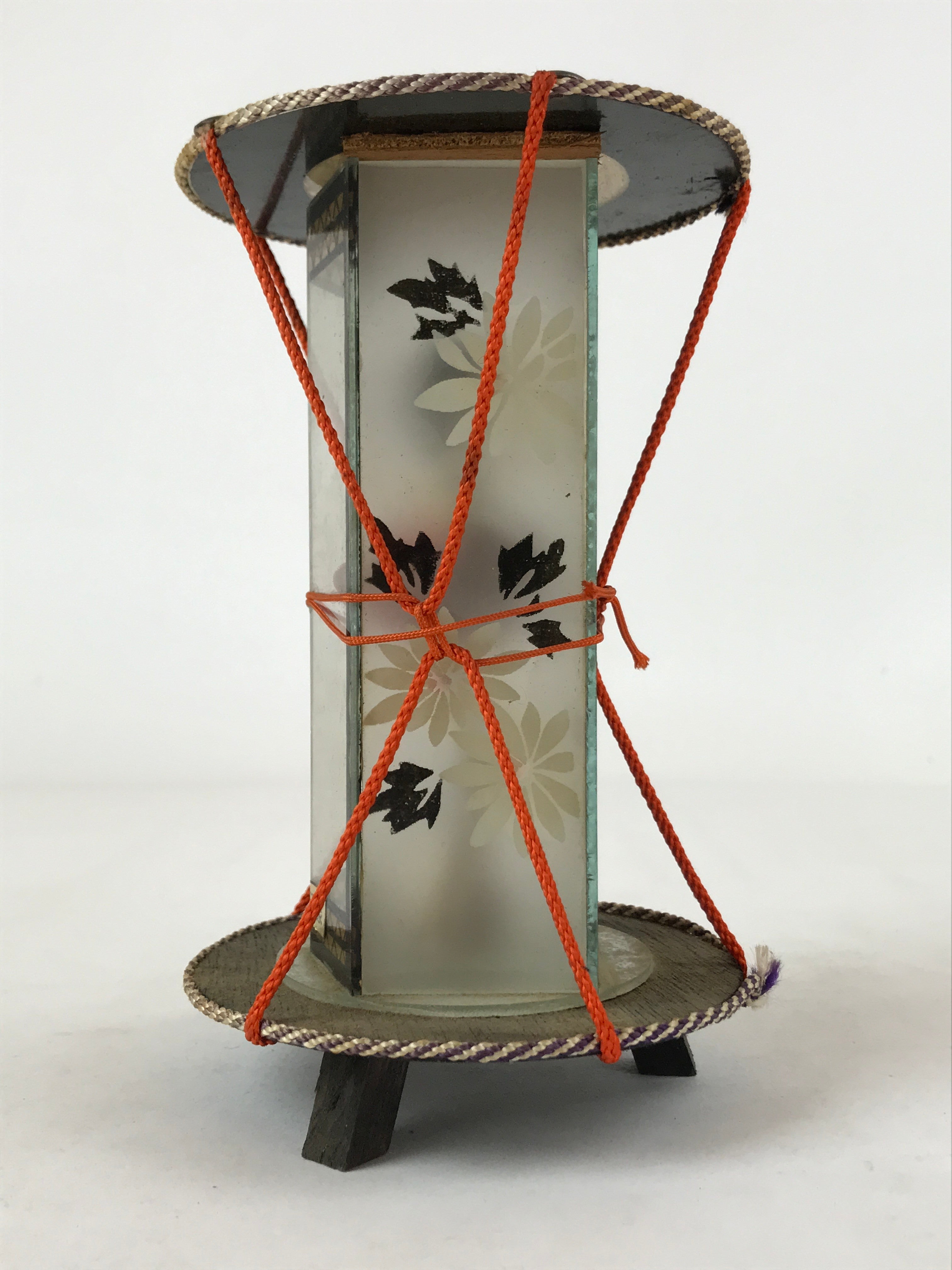 Japanese Geisha Kimono Woman Doll Glass Case Display Vtg Ningyo Figurine BD956