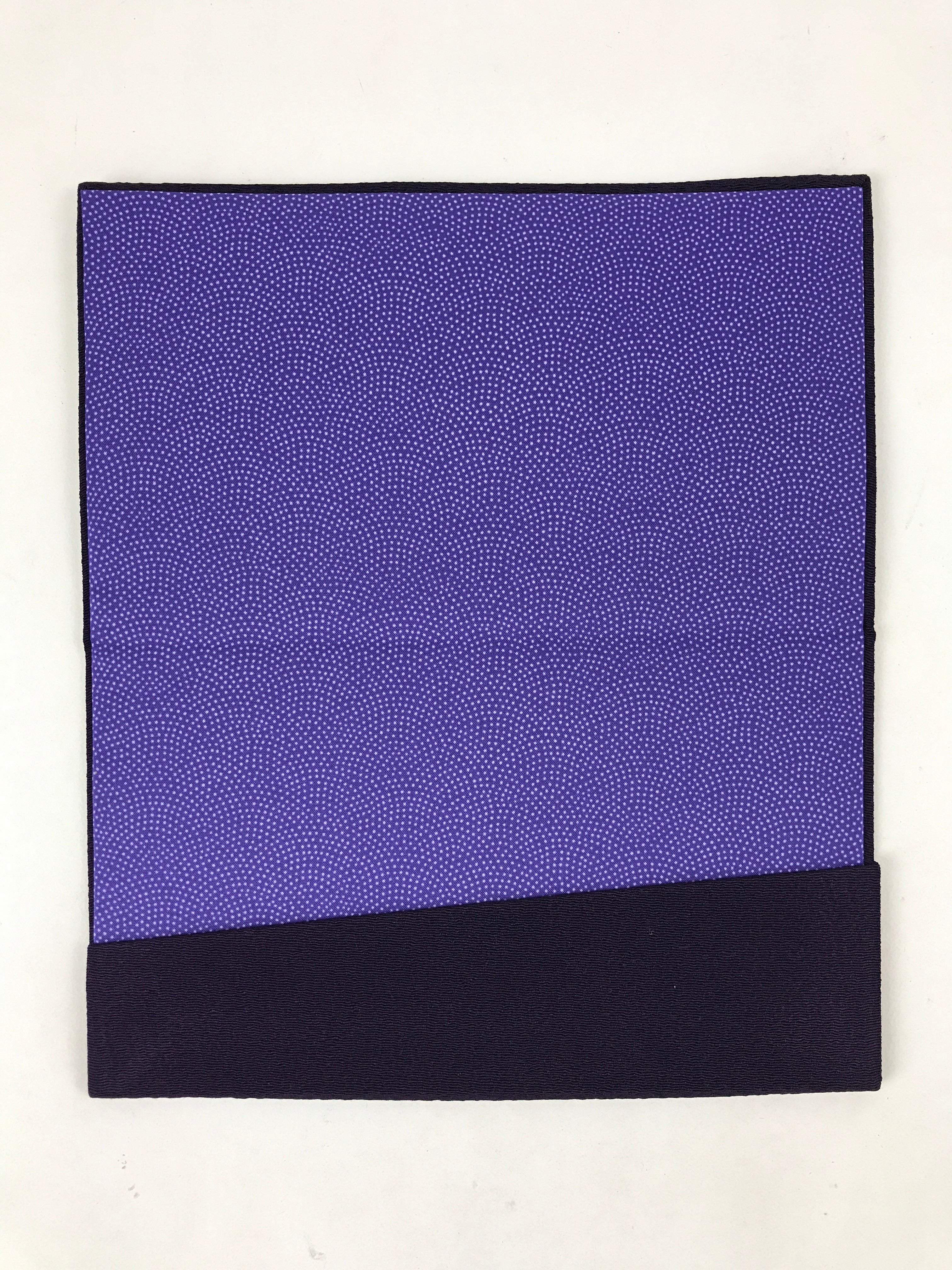 Japanese Gift Envelopes Silk Cover Vtg Purple Kinpu Fukusa Wedding Funeral BA148