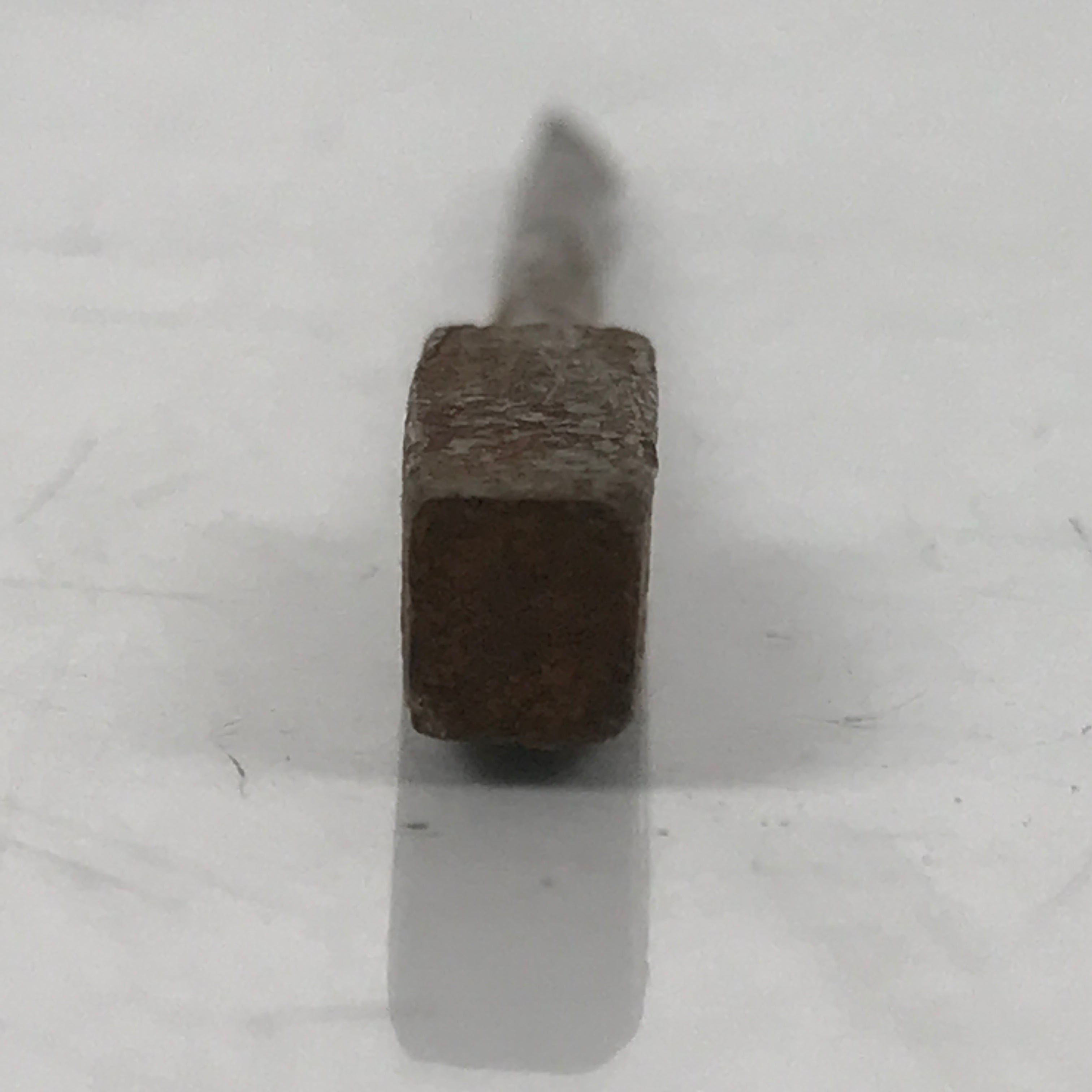 Japanese Gimlet Bit Kiri Carpentry Vtg Woodworking Tool Brown Metal T320