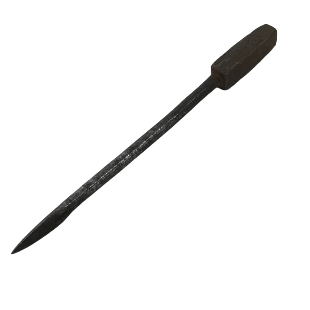 Japanese Gimlet Bit Kiri Carpentry Vtg Woodworking Tool Brown Metal T320