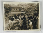 Japanese Ginkakuji Silver Pavilion Photograph Vtg Kyoto Temple Sepia Tone PH275