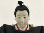 Japanese Girl Festival Young Guard Wood Hina Doll Matsuri Silk Black ID563