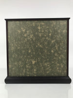 Japanese Glass Case Big Doll Ningyo Princess Vtg Girl's Day Ohinasama Silk ID656