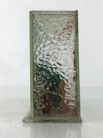 Japanese Glass Deer Figurine Vtg Nara Souvenir Pine Tree Glass Case Display ST20