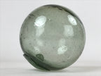 Japanese Glass Fishing Float Ukidama Buoy Ball Vtg Bindama Clear Green GF10