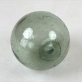 Japanese Glass Fishing Float Ukidama Buoy Ball Vtg Bindama Clear Green GF10