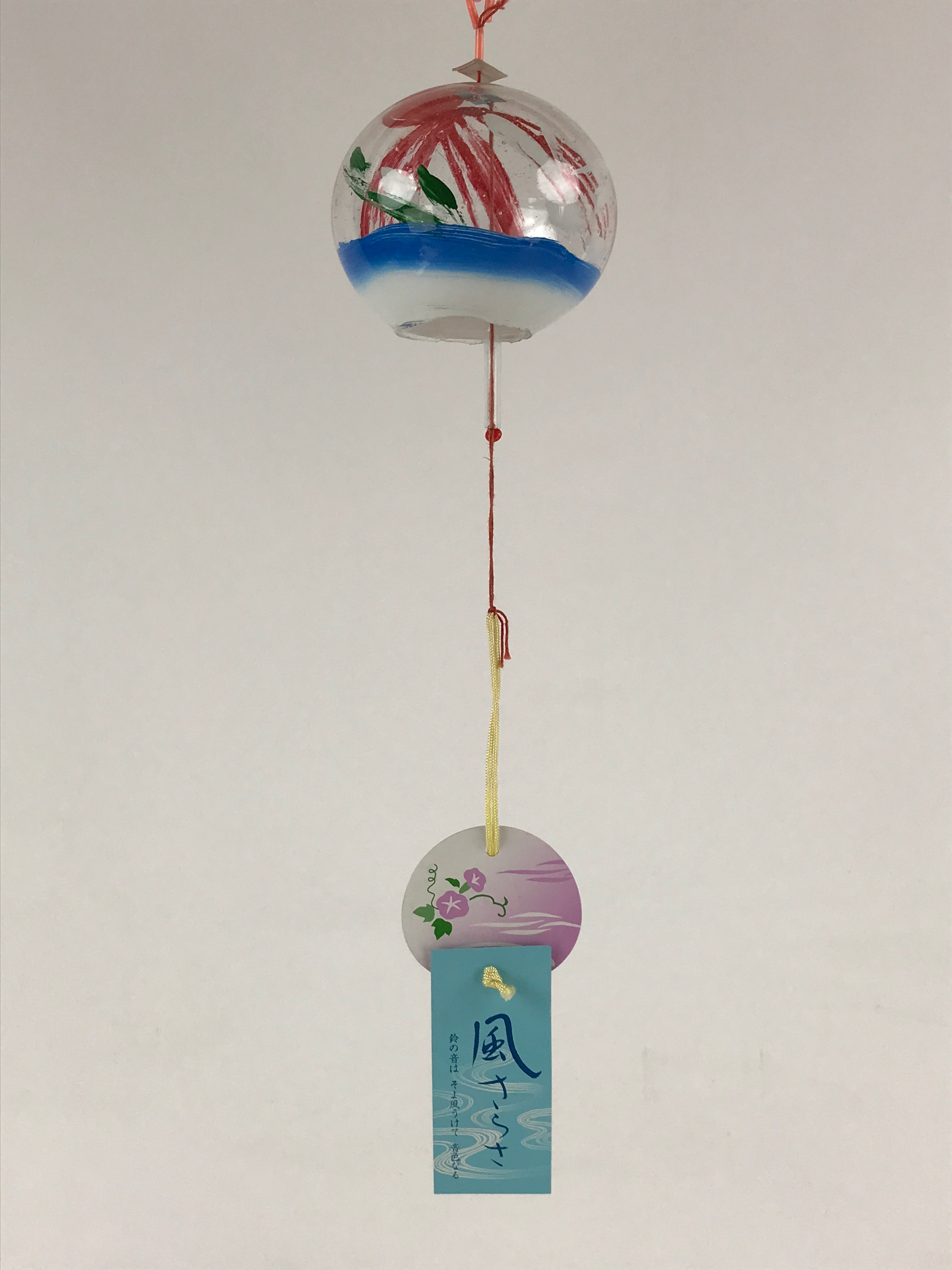 Furin giapponese in ceramica - Monte Fuji rosso in vendita online Furin giapponese in ceramica - Monte Fuji rosso in vendita online