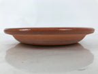 Japanese Glazed Clay Terracotta Plate Sara Vtg Kozara Serving Dish Orange Y380