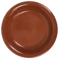 Japanese Glazed Clay Terracotta Plate Sara Vtg Kozara Serving Dish Orange Y381