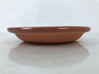 Japanese Glazed Clay Terracotta Plate Sara Vtg Kozara Serving Dish Orange Y382