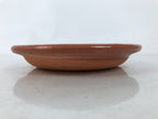 Japanese Glazed Clay Terracotta Plate Sara Vtg Kozara Serving Dish Orange Y382