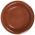 Japanese Glazed Clay Terracotta Plate Sara Vtg Kozara Serving Dish Orange Y382
