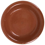 Japanese Glazed Clay Terracotta Plate Sara Vtg Kozara Serving Dish Orange Y382