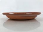 Japanese Glazed Clay Terracotta Plate Sara Vtg Kozara Serving Dish Orange Y384