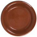 Japanese Glazed Clay Terracotta Plate Sara Vtg Kozara Serving Dish Orange Y384