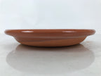 Japanese Glazed Clay Terracotta Plate Sara Vtg Kozara Serving Dish Orange Y387