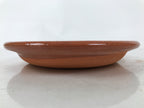 Japanese Glazed Clay Terracotta Plate Sara Vtg Kozara Serving Dish Orange Y388