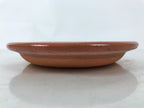 Japanese Glazed Clay Terracotta Plate Sara Vtg Kozara Serving Dish Orange Y388