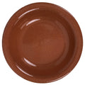 Japanese Glazed Clay Terracotta Small Plate Kozara Vtg Serving Dish Orange Y393