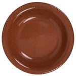 Japanese Glazed Clay Terracotta Small Plate Kozara Vtg Serving Dish Orange Y393