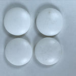 Japanese Go Stone Goishi Game Piece Vtg Traditional Igo White Resin Plastic GO99