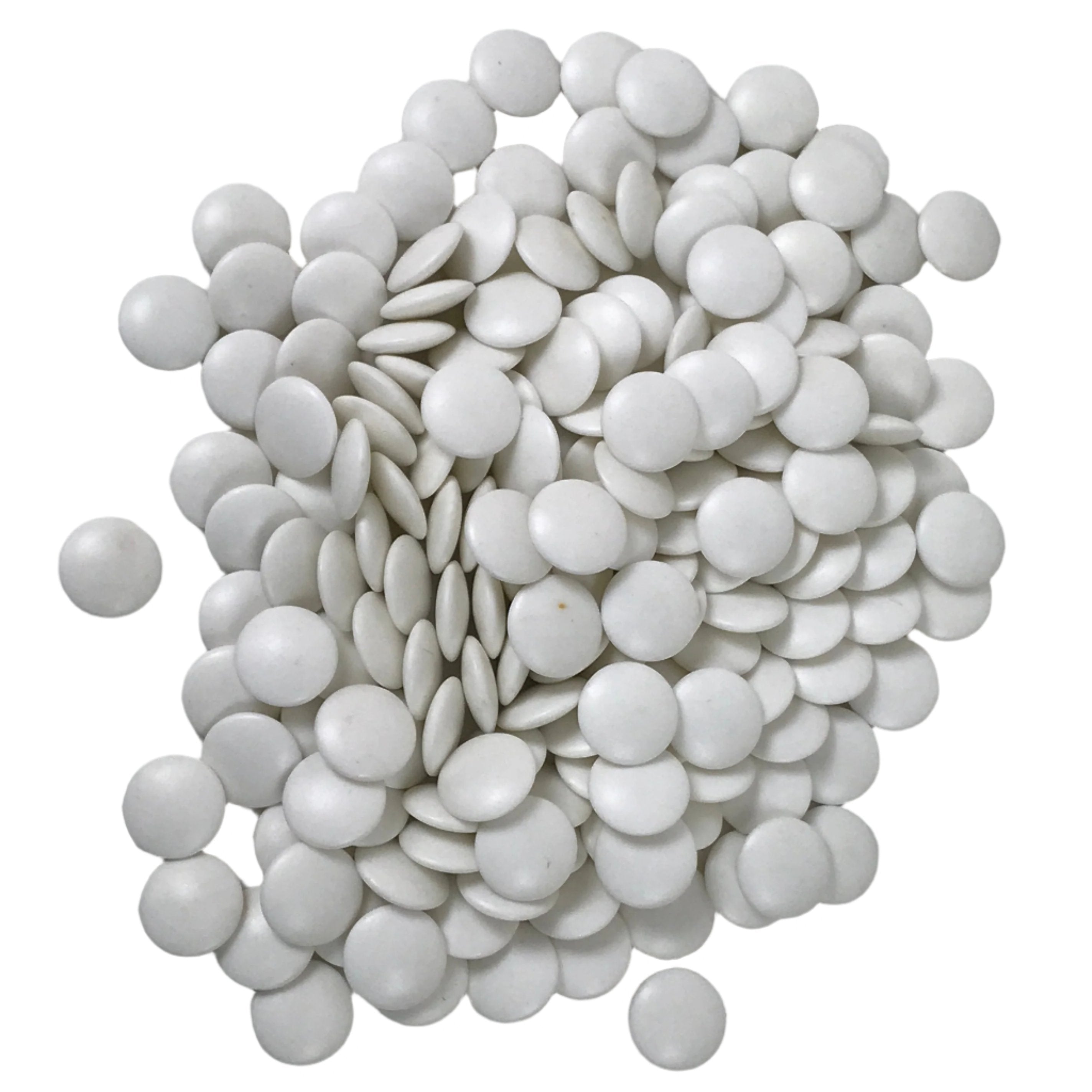 Japanese Go Stone Goishi Game Piece Vtg Traditional Igo White Resin Plastic GO99